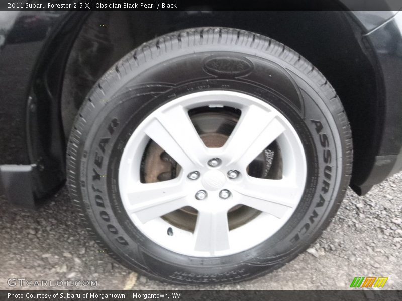 Obsidian Black Pearl / Black 2011 Subaru Forester 2.5 X