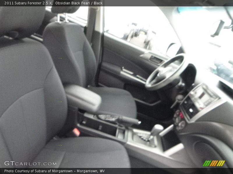 Obsidian Black Pearl / Black 2011 Subaru Forester 2.5 X