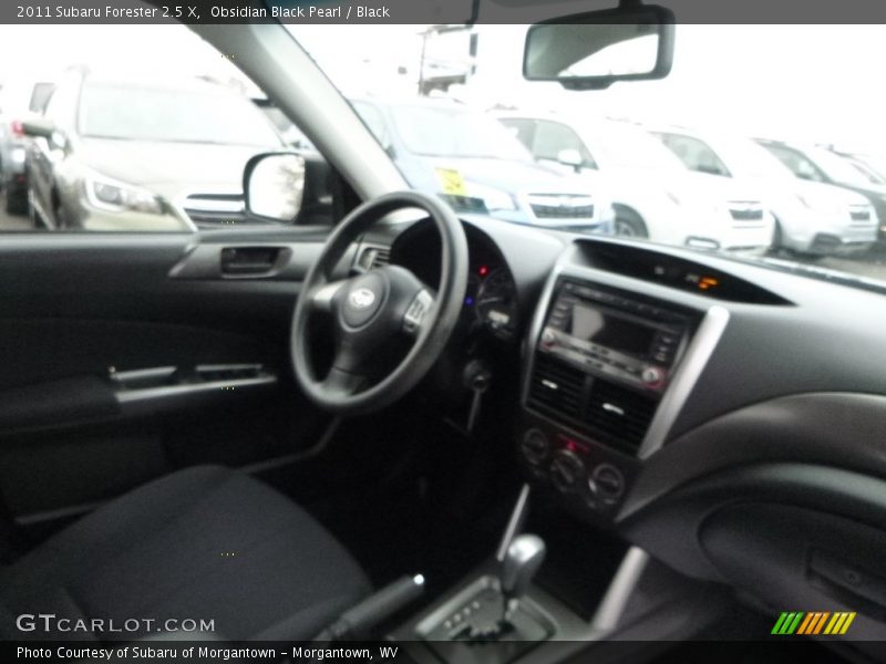 Obsidian Black Pearl / Black 2011 Subaru Forester 2.5 X