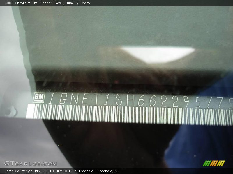 Black / Ebony 2006 Chevrolet TrailBlazer SS AWD