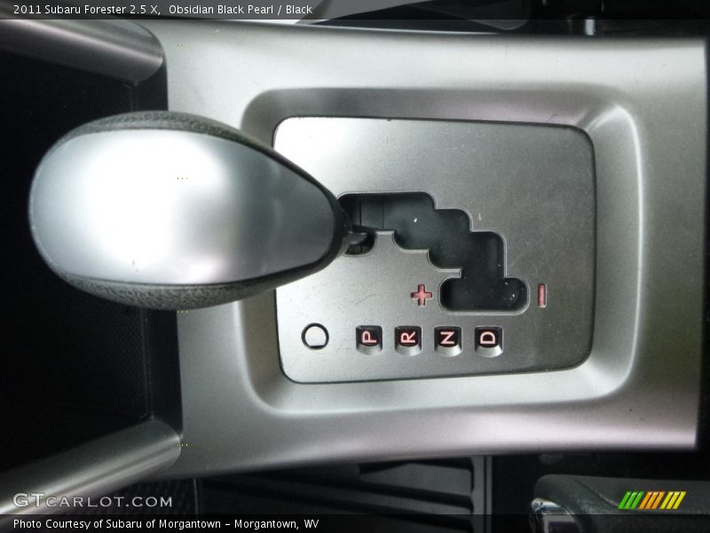 Obsidian Black Pearl / Black 2011 Subaru Forester 2.5 X