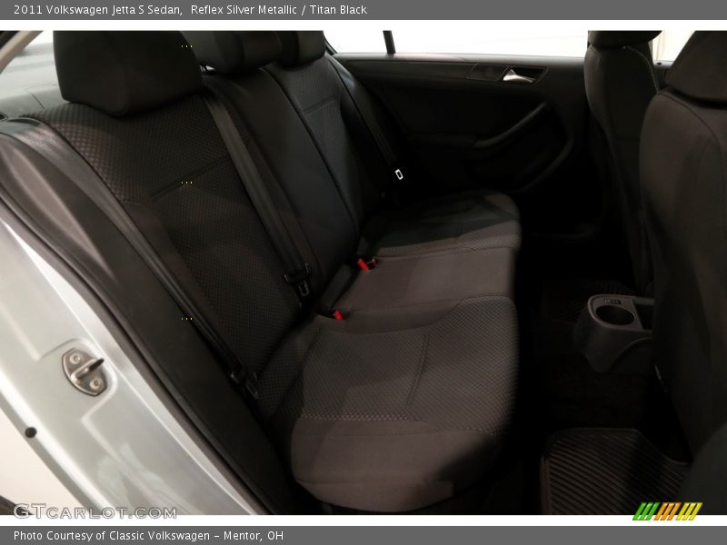 Reflex Silver Metallic / Titan Black 2011 Volkswagen Jetta S Sedan