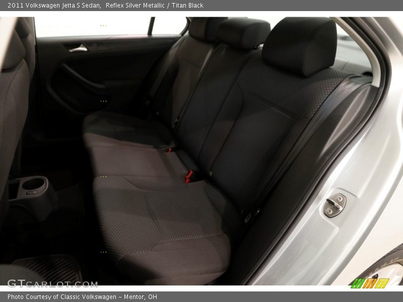 Reflex Silver Metallic / Titan Black 2011 Volkswagen Jetta S Sedan