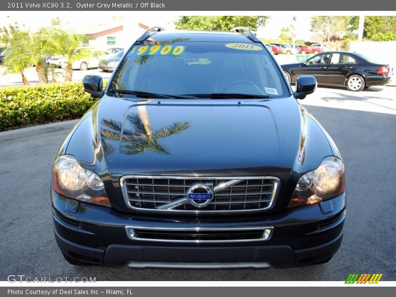 Oyster Grey Metallic / Off Black 2011 Volvo XC90 3.2
