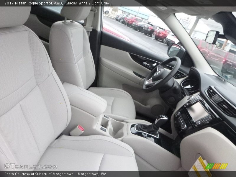 Glacier White / Light Gray 2017 Nissan Rogue Sport SL AWD