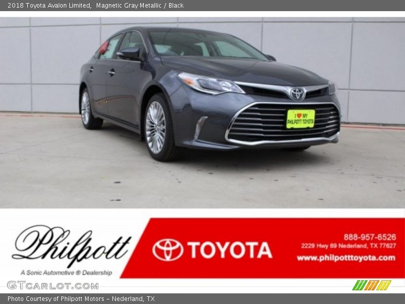 Magnetic Gray Metallic / Black 2018 Toyota Avalon Limited