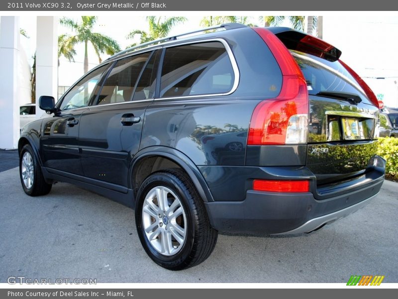 Oyster Grey Metallic / Off Black 2011 Volvo XC90 3.2