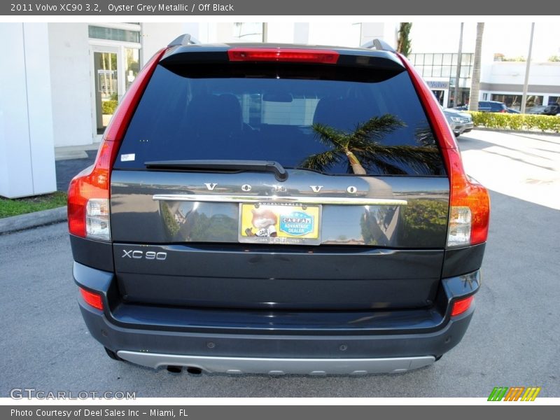Oyster Grey Metallic / Off Black 2011 Volvo XC90 3.2
