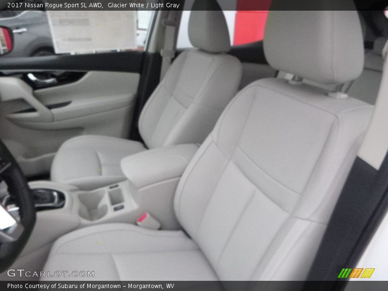 Glacier White / Light Gray 2017 Nissan Rogue Sport SL AWD