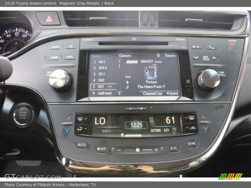 Magnetic Gray Metallic / Black 2018 Toyota Avalon Limited