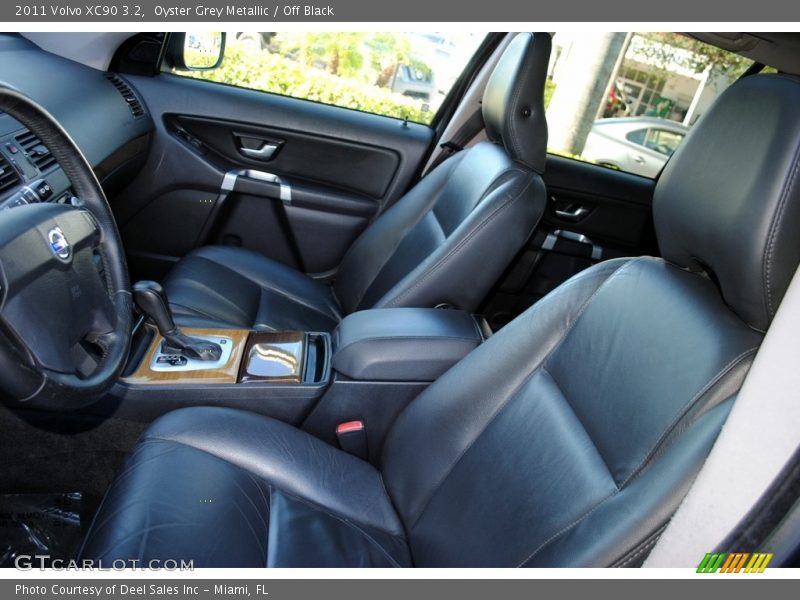 Oyster Grey Metallic / Off Black 2011 Volvo XC90 3.2