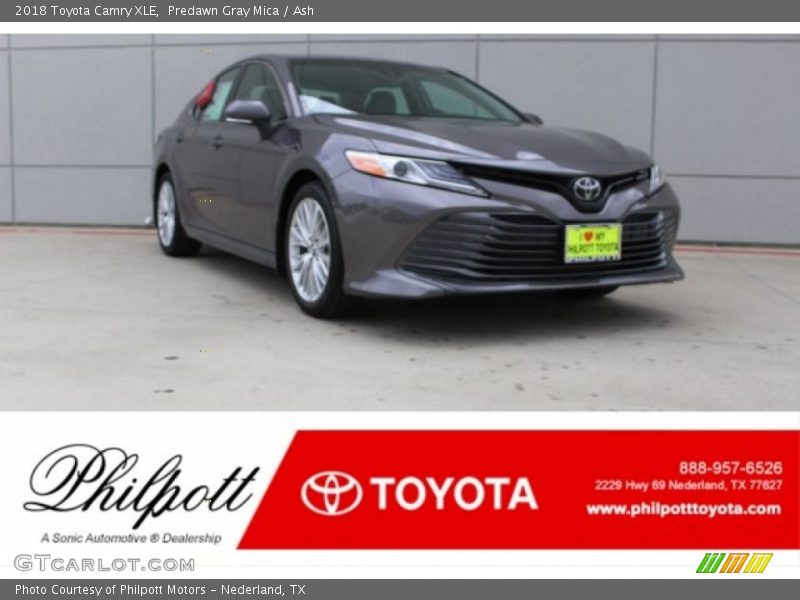 Predawn Gray Mica / Ash 2018 Toyota Camry XLE