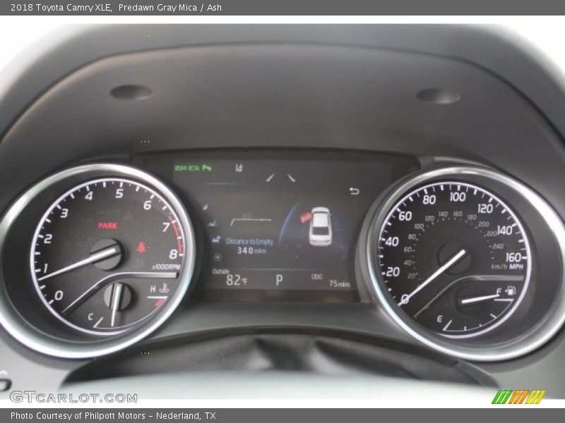 Predawn Gray Mica / Ash 2018 Toyota Camry XLE