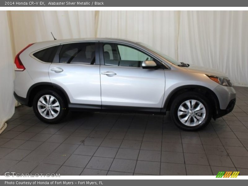 Alabaster Silver Metallic / Black 2014 Honda CR-V EX