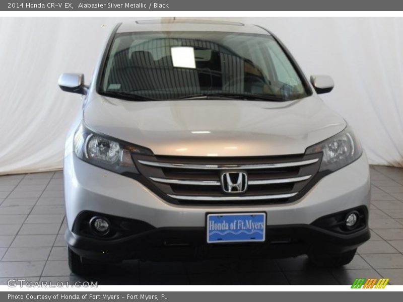 Alabaster Silver Metallic / Black 2014 Honda CR-V EX