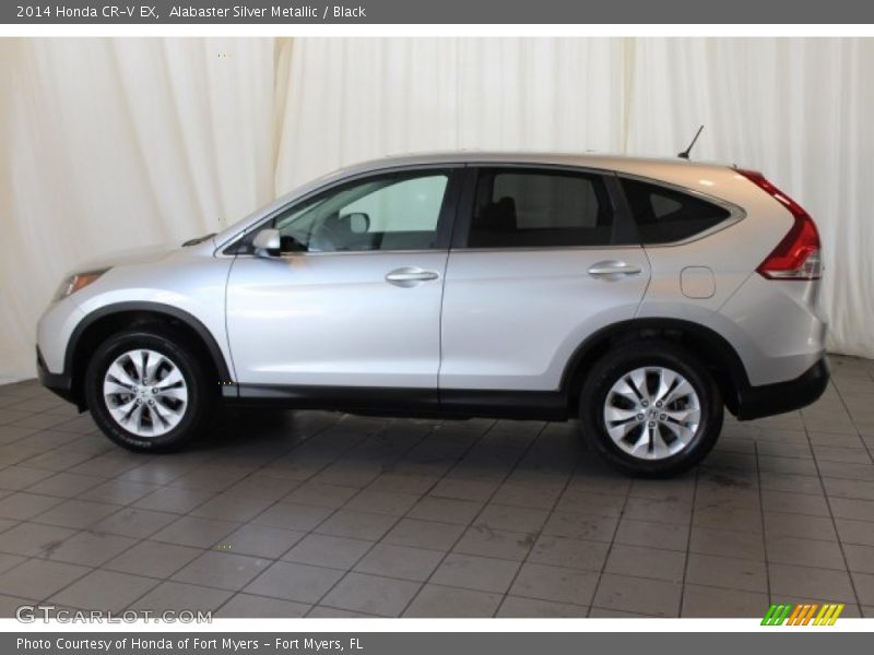 Alabaster Silver Metallic / Black 2014 Honda CR-V EX
