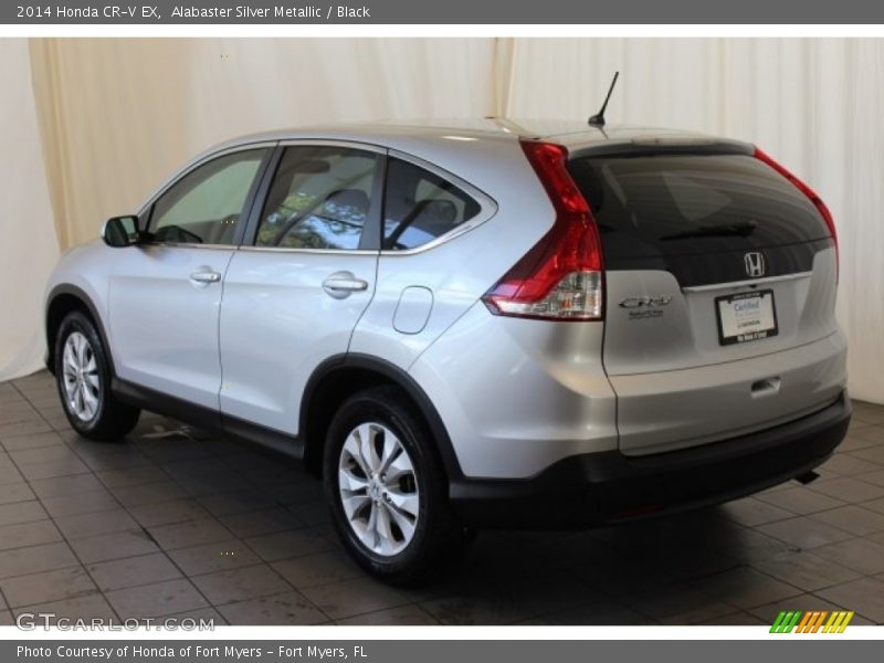 Alabaster Silver Metallic / Black 2014 Honda CR-V EX