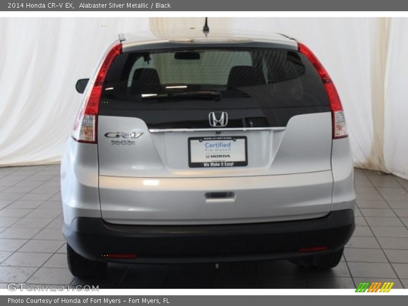 Alabaster Silver Metallic / Black 2014 Honda CR-V EX