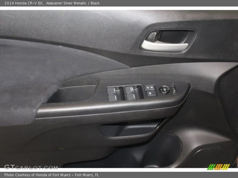Alabaster Silver Metallic / Black 2014 Honda CR-V EX