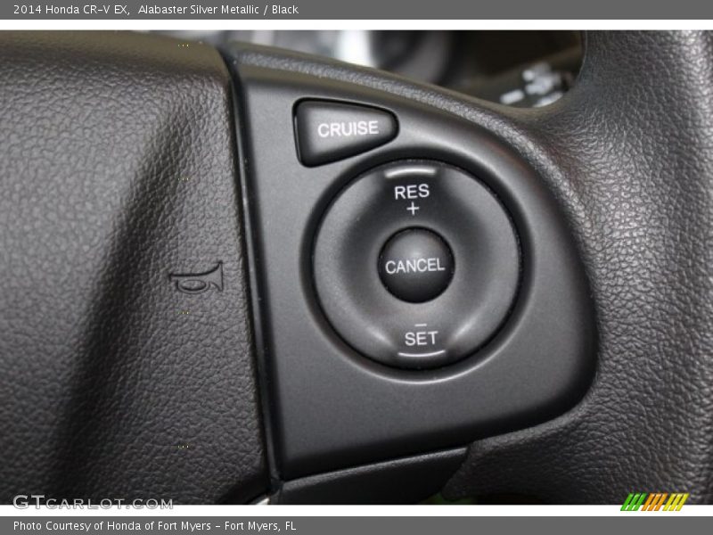 Alabaster Silver Metallic / Black 2014 Honda CR-V EX