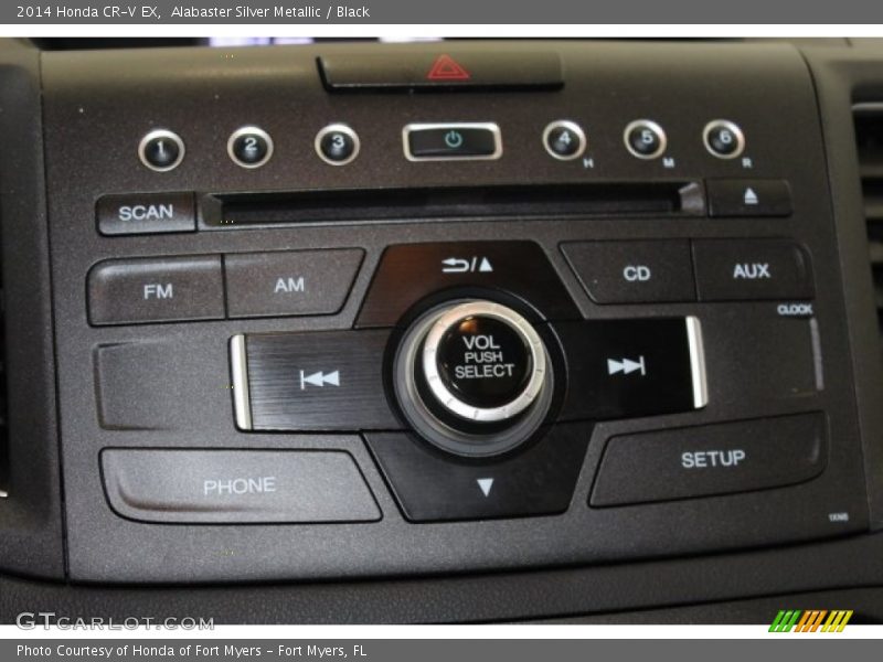 Alabaster Silver Metallic / Black 2014 Honda CR-V EX