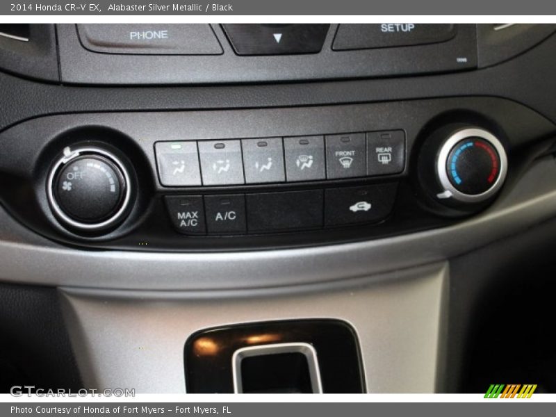 Alabaster Silver Metallic / Black 2014 Honda CR-V EX
