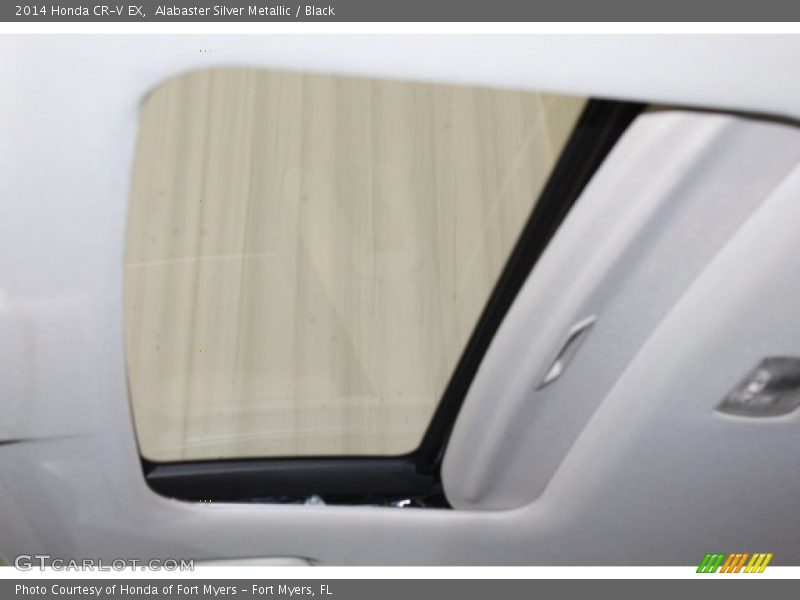 Alabaster Silver Metallic / Black 2014 Honda CR-V EX
