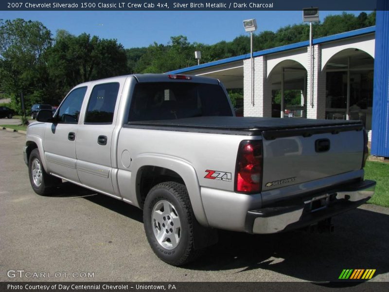 Silver Birch Metallic / Dark Charcoal 2007 Chevrolet Silverado 1500 Classic LT Crew Cab 4x4