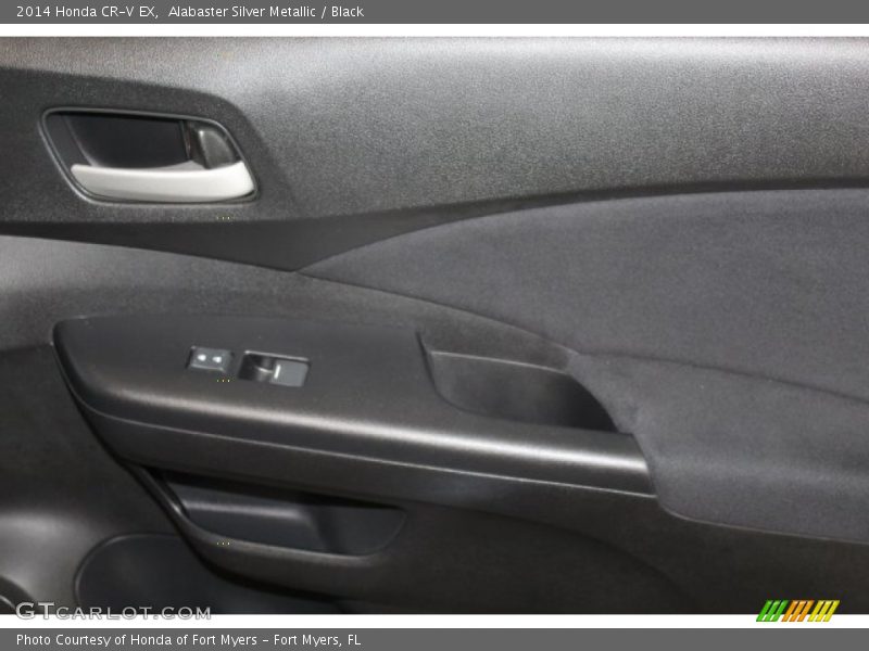 Alabaster Silver Metallic / Black 2014 Honda CR-V EX