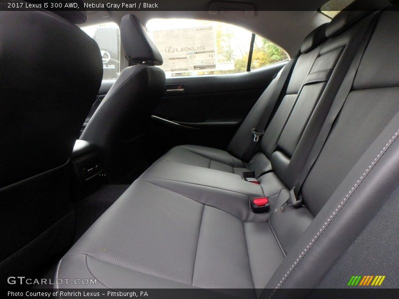 Nebula Gray Pearl / Black 2017 Lexus IS 300 AWD