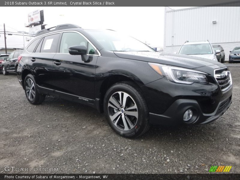 Crystal Black Silica / Black 2018 Subaru Outback 3.6R Limited