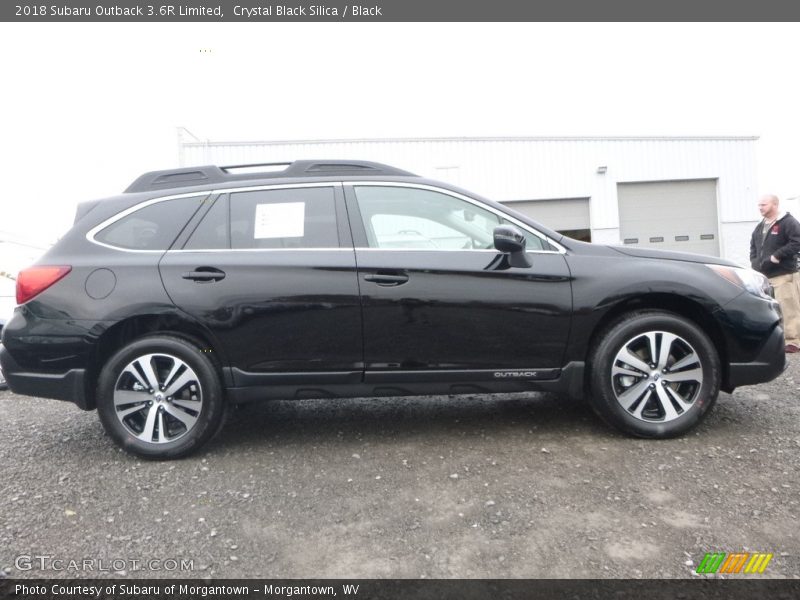 Crystal Black Silica / Black 2018 Subaru Outback 3.6R Limited