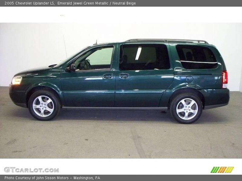Emerald Jewel Green Metallic / Neutral Beige 2005 Chevrolet Uplander LS