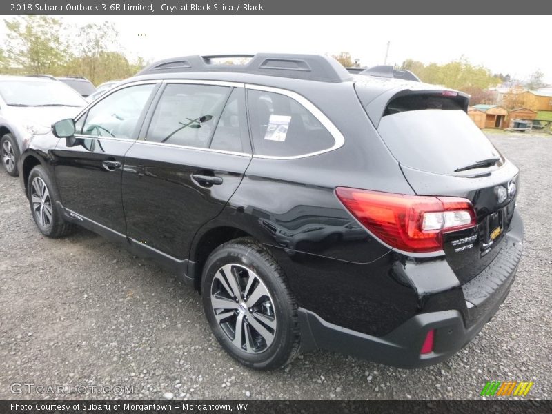 Crystal Black Silica / Black 2018 Subaru Outback 3.6R Limited
