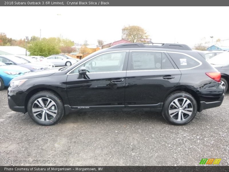 Crystal Black Silica / Black 2018 Subaru Outback 3.6R Limited