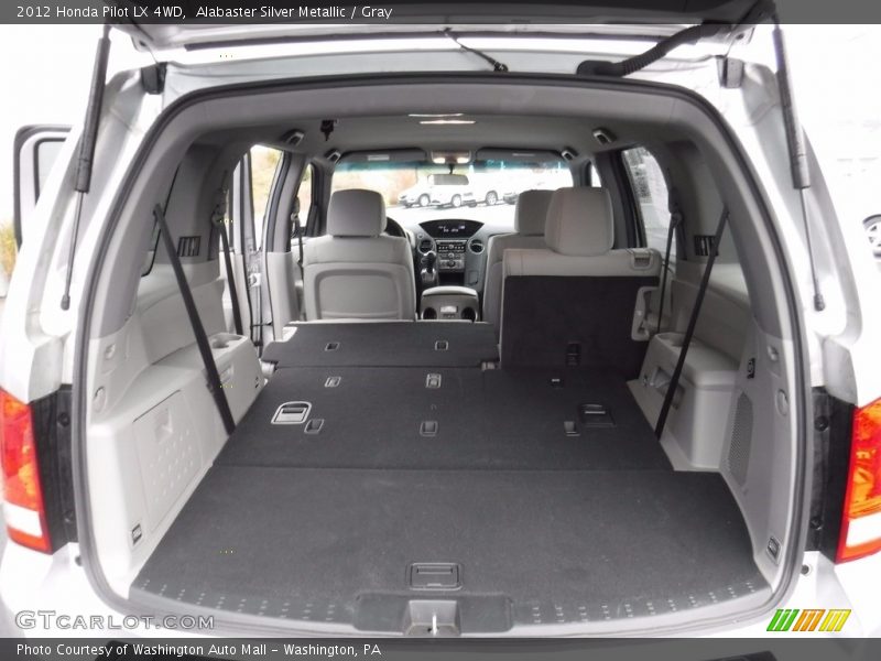 Alabaster Silver Metallic / Gray 2012 Honda Pilot LX 4WD