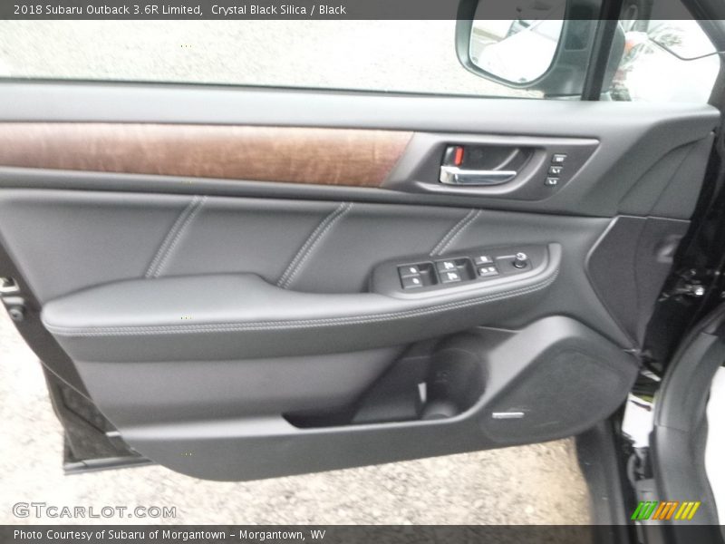 Crystal Black Silica / Black 2018 Subaru Outback 3.6R Limited