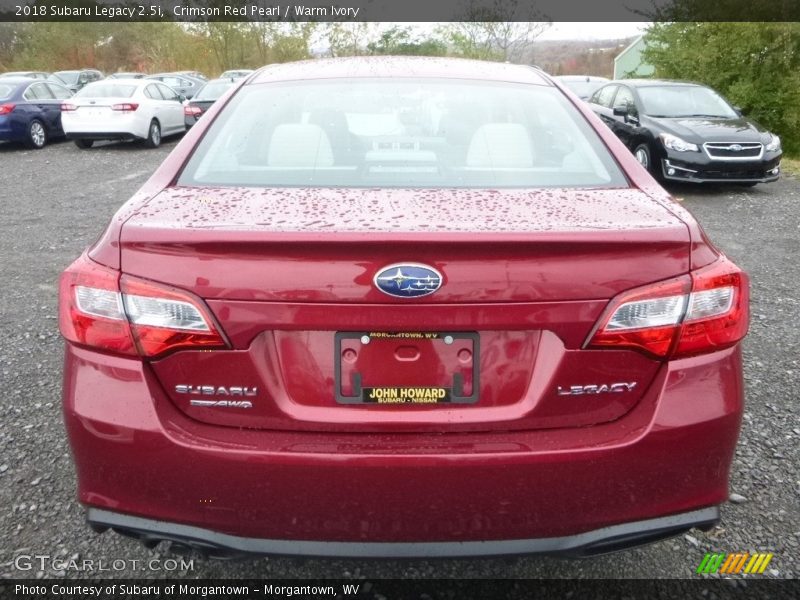 Crimson Red Pearl / Warm Ivory 2018 Subaru Legacy 2.5i