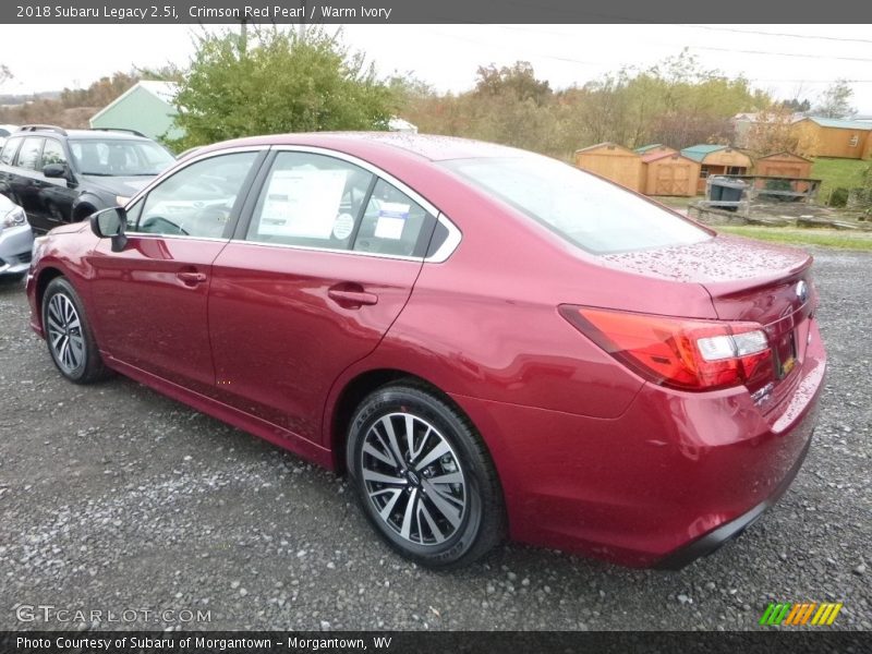 Crimson Red Pearl / Warm Ivory 2018 Subaru Legacy 2.5i