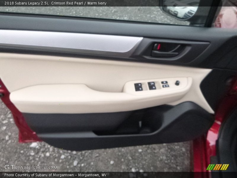 Crimson Red Pearl / Warm Ivory 2018 Subaru Legacy 2.5i
