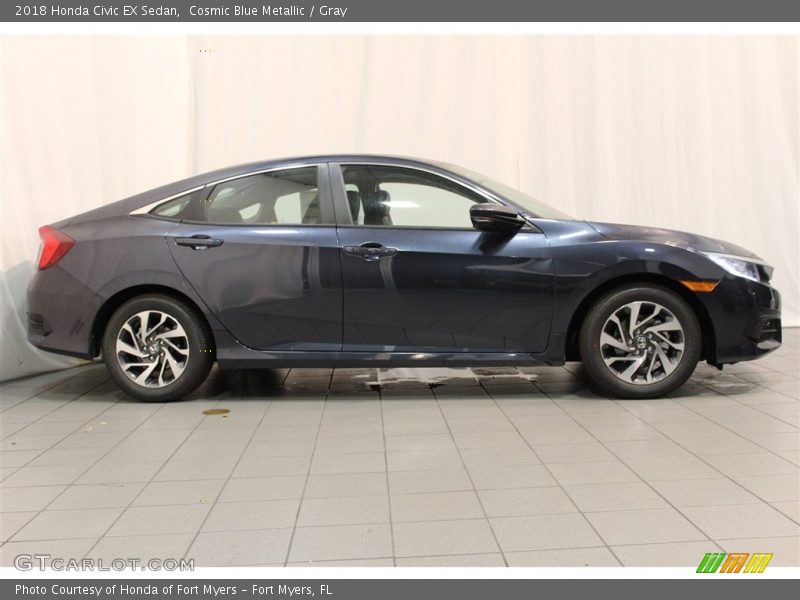  2018 Civic EX Sedan Cosmic Blue Metallic