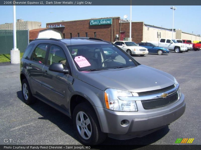 Dark Silver Metallic / Light Gray 2006 Chevrolet Equinox LS