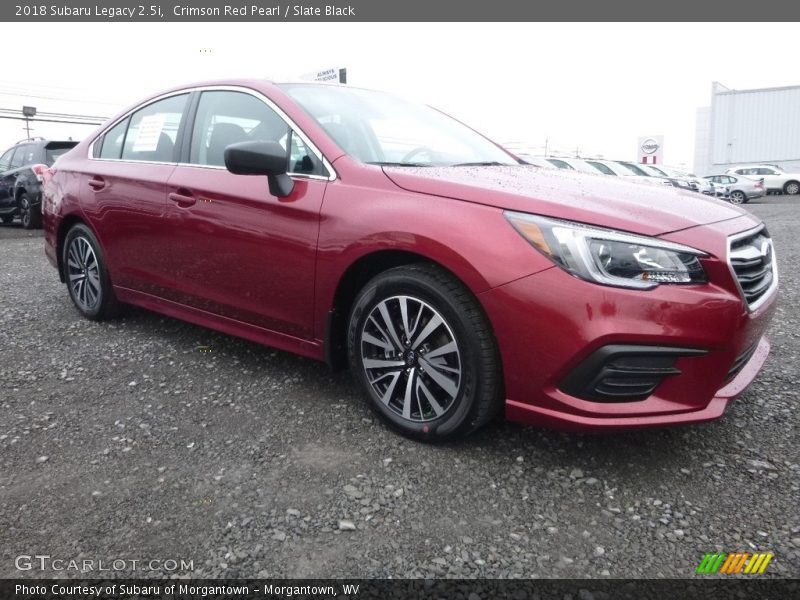 Crimson Red Pearl / Slate Black 2018 Subaru Legacy 2.5i