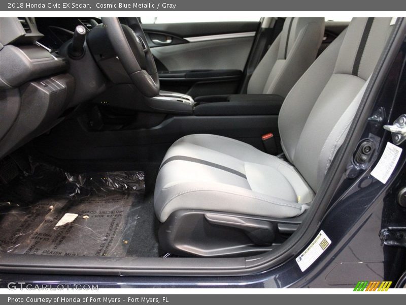 Front Seat of 2018 Civic EX Sedan