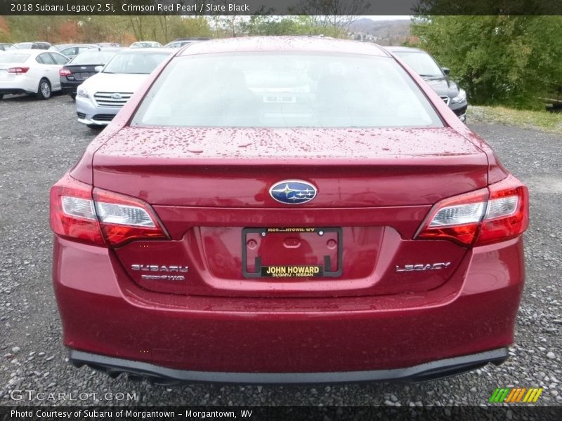 Crimson Red Pearl / Slate Black 2018 Subaru Legacy 2.5i