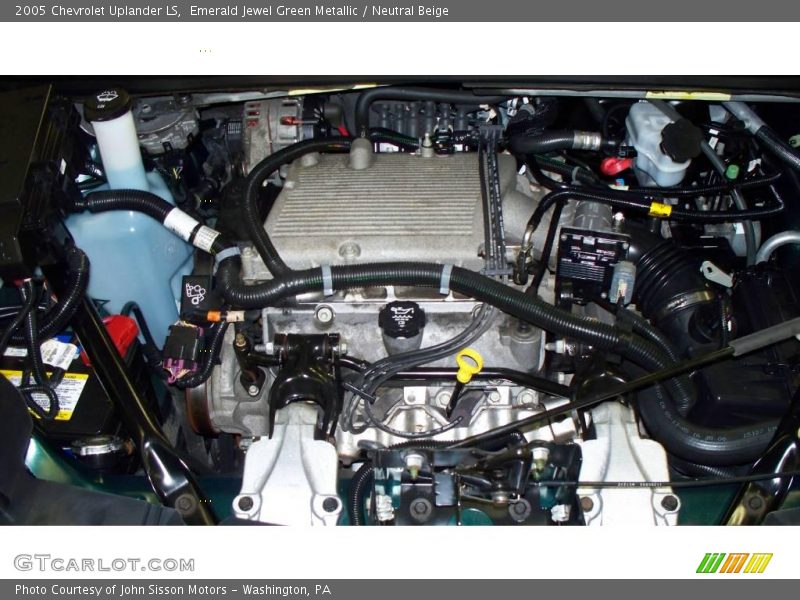 Emerald Jewel Green Metallic / Neutral Beige 2005 Chevrolet Uplander LS