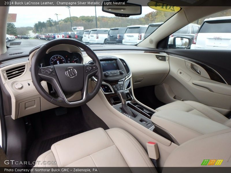 Champagne Silver Metallic / Light Neutral 2014 Buick LaCrosse Leather