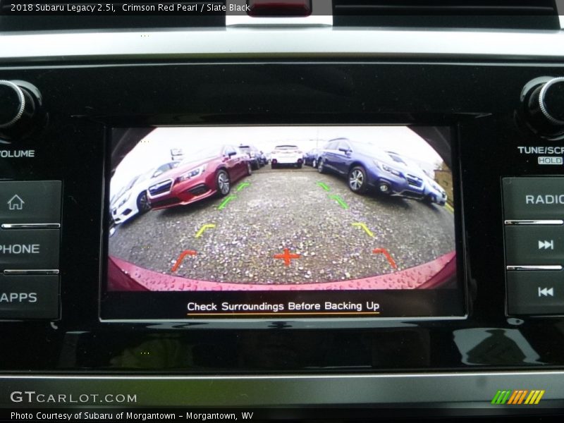 Crimson Red Pearl / Slate Black 2018 Subaru Legacy 2.5i