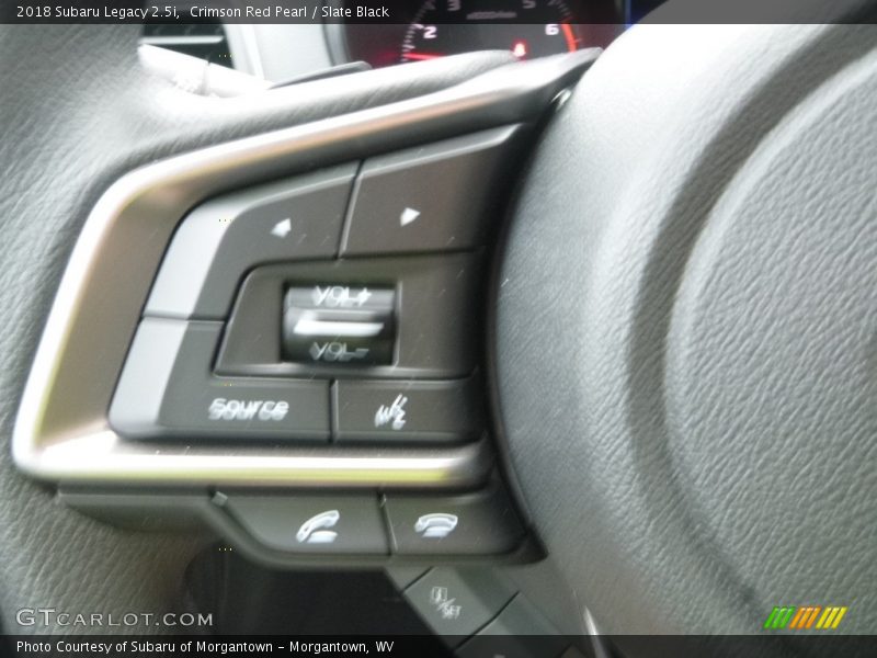 Crimson Red Pearl / Slate Black 2018 Subaru Legacy 2.5i