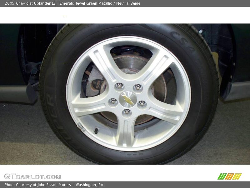 Emerald Jewel Green Metallic / Neutral Beige 2005 Chevrolet Uplander LS
